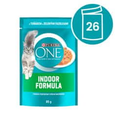 Purina ONE INDOOR tuna v soku 26×85 g