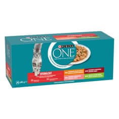 Purina ONE STERILCAT okusen izbor v soku, 40x85 g