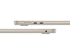 Apple MacBook Air 15 prenosnik, Starlight, 38,9cm (15,3), M4 10C CPU/10C GPU, 16GB, 256GB, macOS (mw1j3cr/a)