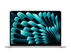 Apple MacBook Air 13 prenosnik, Silver, 34,5cm (13,6), M4 10C CPU/8C GPU, 16GB, 256GB, macOS (mw0w3cr/a)