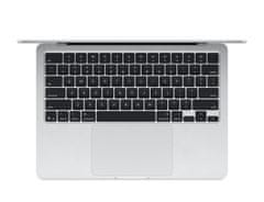 Apple MacBook Air 13 prenosnik, Silver, 34,5cm (13,6), M4 10C CPU/8C GPU, 16GB, 256GB, macOS (mw0w3cr/a)