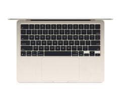 Apple MacBook Air 13 prenosnik, Starlight, 34,5cm (13,6), M4 10C CPU/8C GPU, 16GB, 256GB, macOS (mw0y3cr/a)