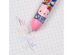 HELLO KITTY Hello Kitty Večbarvno pisalo 10v1, avtomatsko, barvno, šolsko 0,5 mm 