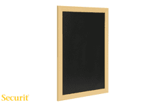 Securit by Vermes KREDNA TABLA 30x40cm Woody z okvirjem v barvi TIKA WBWTE3040