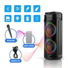 Cool Mango 6 v 1 prenosni bluetooth zvočnik - Partybox