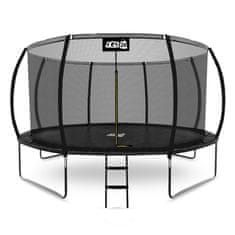 Aga SPORT EXCLUSIVE Trampolin 366 cm Črna + zaščitna mreža + lestev