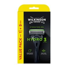 Wilkinson Sword Brivnik Hydro 3 Skin Protection + 9 glav