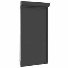 Vidaxl Rolete iz aluminija 110x220 cm antracit