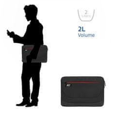 ACT Ovitek za prenosnik AC8575 Suburb 13,3" 2L črn, vodoodbojni recikliran material