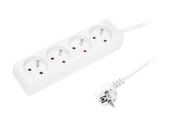 Blow 98-716# Podaljševalni kabel pr-470p 4 vtičnice z ozemljitvijo 5 m bela 3x1,5 mm