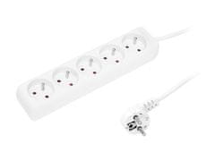 Blow 98-719# Podaljševalni kabel pr-570p 5 vtičnic z ozemljitvijo 5 m bela 3x1,5 mm