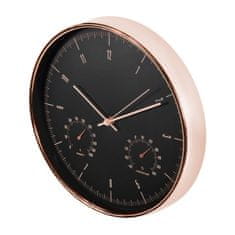 CE Zlata 12'' 30cm stenska ura s termometrom in higrometrom CE70 G