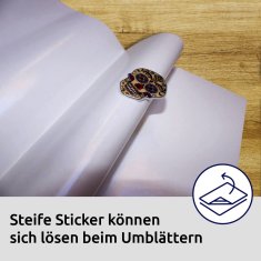 Avery Zweckform Z-Design album za otroške nalepke 57793, format A5, zbiranje nalepk in igra, 16 silikonskih strani, motiv: dinozavri