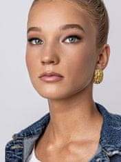 Marc Malone Ekstravagantni pozlačeni uhani Cassidy Gold Earrings MCE24007G