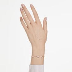 Swarovski Pozlačena zapestnica s kristali in perlami Constella 5729505