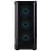 BitFenix ohišje C50 Negro / ATX / 4x 120mm ventilator FRGB / 2xUSB 2.0 / USB 3.0 / kaljeno steklo / črno