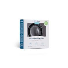 Easytoys Silikonski obroček za penis, črn - large