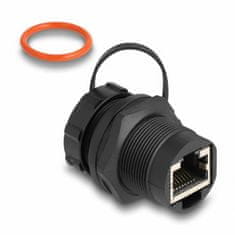 Delock I člen spojnik RJ45 CAT.6A s tesnilnim pokrovom IP67 87246