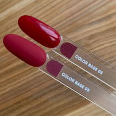 shumee NAILSOFTHEDAY Colour base 05 - temno rdeča hibridna baza, 10 ml