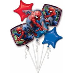 Amscan Balon iz folije 5 kosov Spiderman -