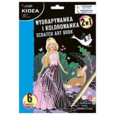 shumee Scratch Art in pobarvanka 2v1 Princeske, Kidea