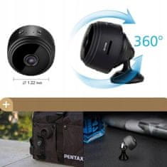 shumee MINI VOHUNSKA KAMERA FULL HD IR WIFI DETEKCIJA