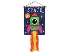 TM Toys Wow Box - Macramé Vesoljske raketa Vezenje, set za vezenje ustvarjalna zabava DIY 6+