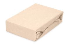 shumee CLASSIC žersej oprijeta rjuha z elastiko 190x210, 200x220x20, bež_15, MATEX