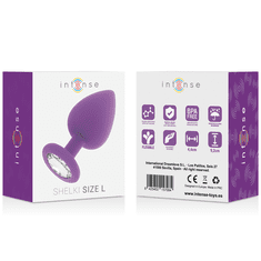 Intense ANALNI ČEP Intense Shelki Purple Large