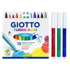 VSE ZA ŠOLO Flomaster šolski giotto 1/12 turbo maxi debeli