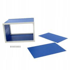 shumee Modro kovinsko ohišje za naprave 120x320x268mm