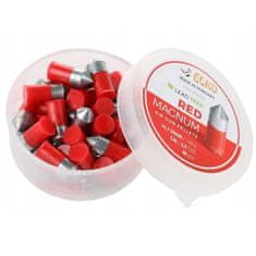 shumee Jekleni žreb, brez svinca, teflon Elko Magnum 5.5mm 1.08g oster 40kos rdeč