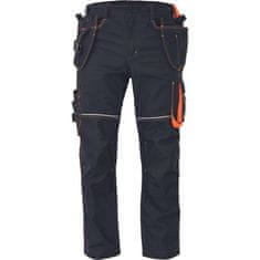 Mix zaščitna oprema Červa KNOXFIELD 320 Delovne hlače na pas, črna/oranžna, 56