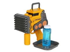 Mega Creative Stroj za milne mehurčke BAGER gradbeni stroj 56 šob + BREZPLAČNO 100 ml tekočine, milni mehurčki za otroke 3+