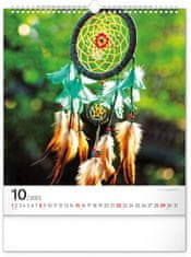 Presco Group Stenski koledar 2023: Dreamcatcher, 30 × 34 cm