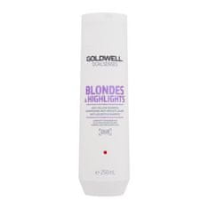 GOLDWELL Dualsenses Blondes & Highlights 250 ml šampon za svetle lase in lase s prameni za ženske