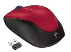 Logitech M235 brezžična miška, rdeča