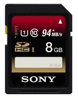 Sony Secure digital (SDHC) kartica SF-8UX 8 GB (Class 10)