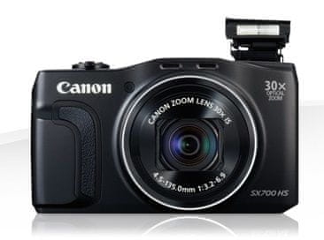 Canon digitalni fotoaparat PowerShot SX700 HS, črn