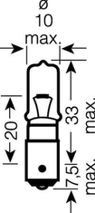 Osram žarnica 12V 21/5W BaY15d