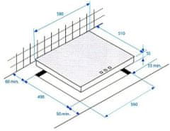 Beko steklokeramična kuhalna plošča HIC64503TX - odprta embalaža