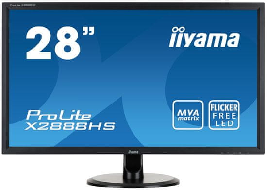 iiyama LED LCD monitor ProLite X2888HS-B1, 71 cm (28")