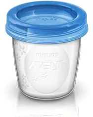 Philips Avent komplet posodic s pokrovom SCF619/05, 180 ml, 5kos