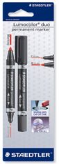 Staedtler flomaster Lumocolor Duo, črn