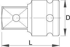 Unior adapter 3/4" impact - 232.7/4 (603995)