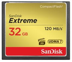 SanDisk pomnilniška kartica CompactFlash Extreme, 32 GB, VPG-20 (SDCFXSB-032G-G46)