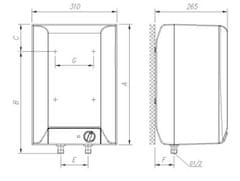 Gorenje električni grelnik vode - bojler TEG 10O (304038)