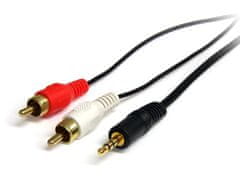 kabel Audio 3,5mm Stereo to 2 x RCA, 10m, M/M (14.110)