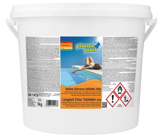 Planet Pool velike klorove tablete, 5 kg