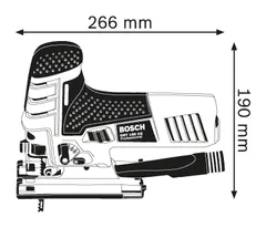 BOSCH Professional vbodna žaga GST 150 CE (0601512000)